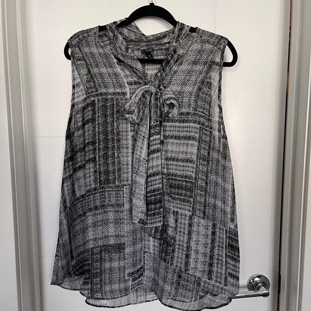 Lane Bryant Tie Neck Blouse